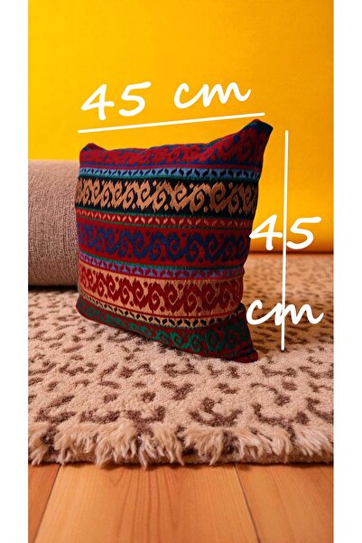 BARERMO 45x45 Подушка (з наповнювачем) Подушка для вітальні, Подушка для тераси, Подушка для стільця, Подушка для крісла Подушка