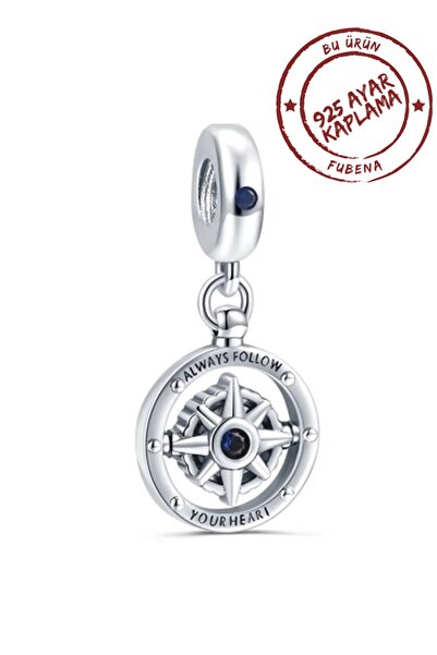 Fubena Rotating Compass Pendant Charm