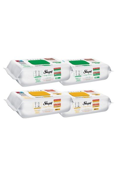 Sleepy 4 X Easy Clean Wet Wipes, 100 pcs