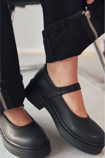 I Love Shoes Vodes Mat кожа черна Mary Jane