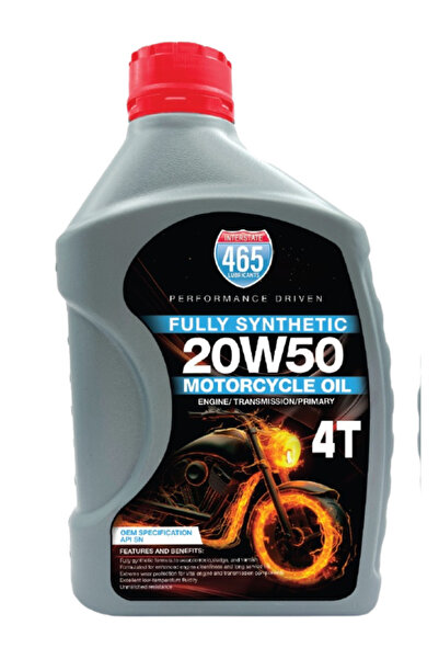 465 SAE 20W-50 FULL SYNTHETIC FOR MOTORCYCLE OIL