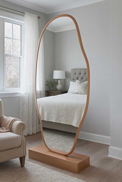 CG HOME Asimetrik Ayna, Ultralüx Boy Aynası, Boy Aynası, Ayaklı Boy Aynası, 1...