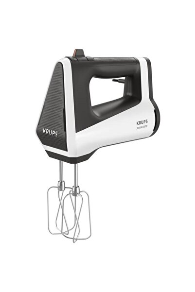 Krups Mixer de mana GN 6021 3 Mix 6000, 600 W, 5 viteze, Turbo, Carlige aluat...