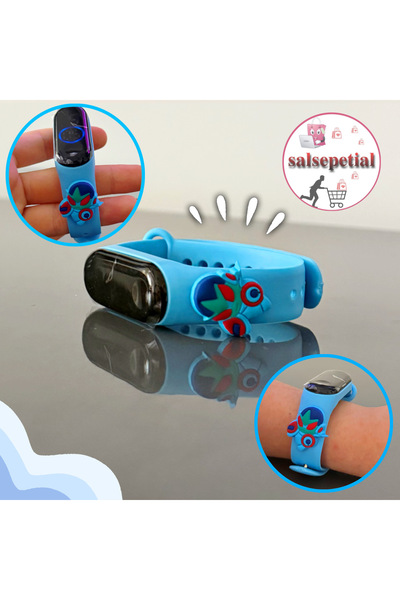 Salsepetial Süper Kahraman Figürlü Dijital Çocuk Kol Saati Silikon Hediyelik ...