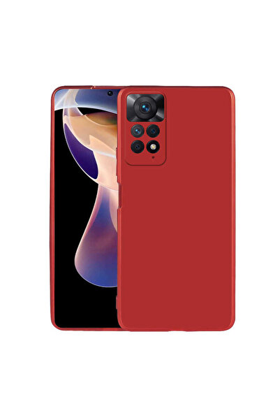 maxisepet غطاء حماية سيليكون MXSP Premier لهاتف Redmi Note 11 Pro 5G - أحمر