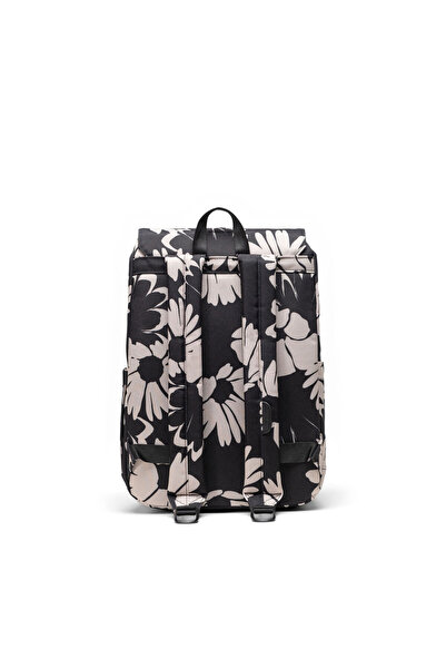 herschel Retreat Flowers Unisex Black Backpack