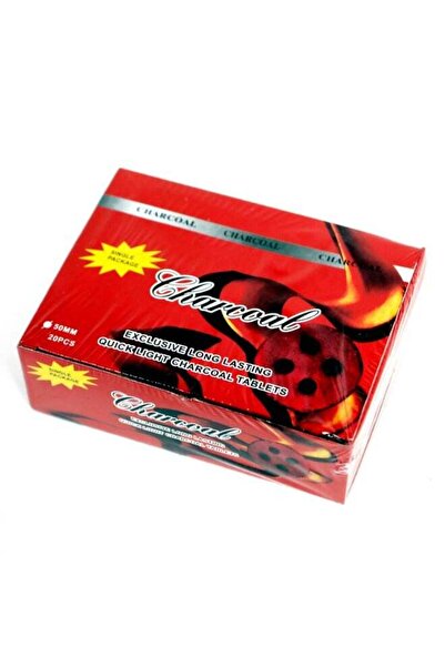 Generic لاكي لاكي فحم لايت 20 قطعة من أقراص البخور الذكية 50 مم