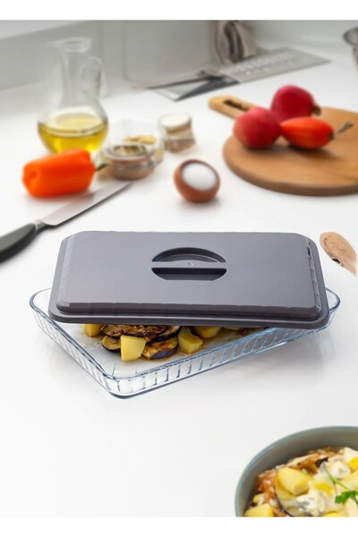 ALY DURU Plastic Rectangular Pyrex Cover