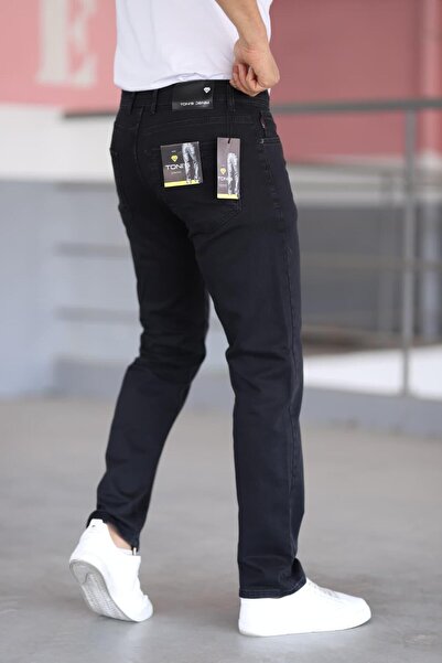 LORDA GİYİM Чоловічі джинси Taycan з металевими вставками, високою талією, блискавкою та 5 кишенями