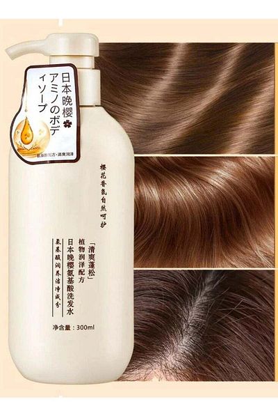 Sakura Japanese Shampoo for Hair Growth and Anti-Dandruff - 300 ml