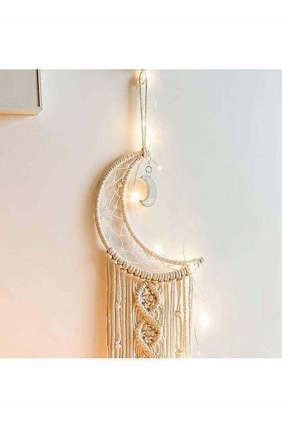 Generic Macrame Wall Hanging Small Woven Tapestry Art Ideal for Bohemian Home Decor, Apartment, Nursery, an