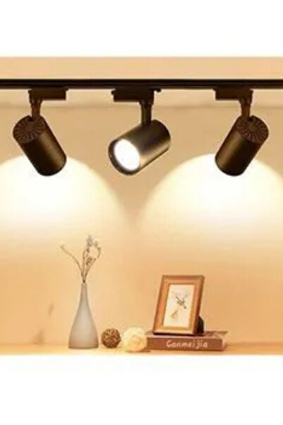 CFR LED AYDINLATMA 30W 2700 LM SİYAH KASA GÜNIŞIĞI IŞIK RAY SPOT 3,4,6,8,10,12,15,20 ADET