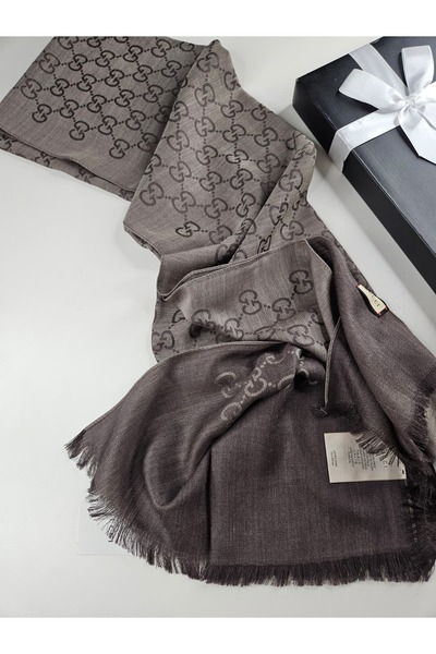 Webinay Home Premium A Calitate Dublu Față G Model Lână Mătase șal Vară Țesătură subțire Șaluri de mătase Hijab Etichetă lungă