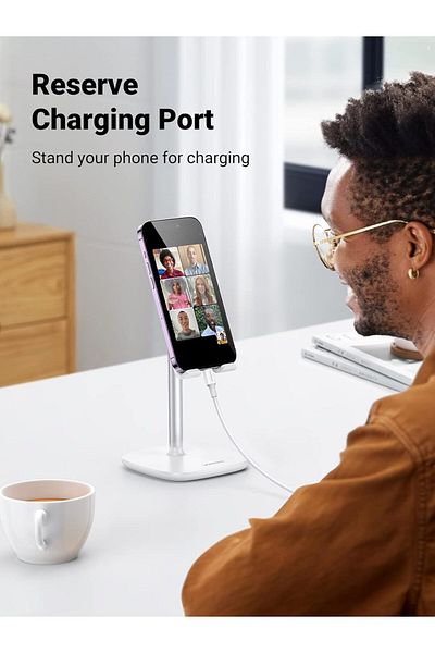 Ugreen Adjustable Phone Holder Flexible Mobile Stand Compatible with iPhone
