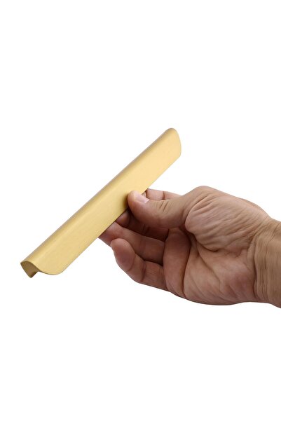 Badem10 Fırat 160 mm Matte Gold Gold Handle Metal Furniture Drawer Kitchen Cabinet Door Handles Handle Cabinet Handle