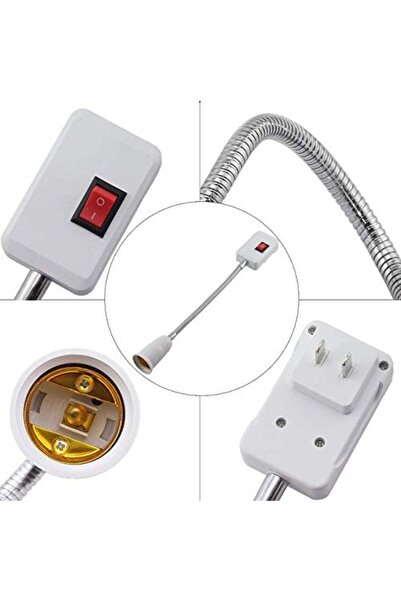 Generic محول مقبس، حامل مصباح تمديد مرن، محول ملحقات الإضاءة، مقبس لولبي