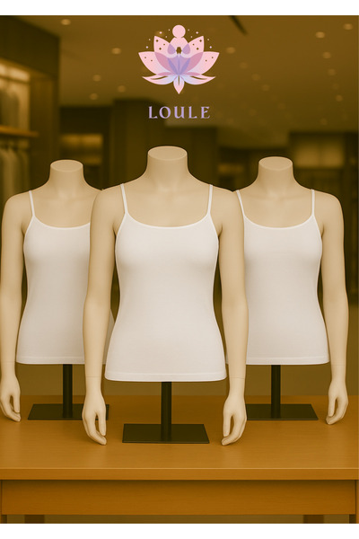 Loule Women's Clothing Cotton & Lycra 3 Pieces Rope Strap Body Ll.Il.2003.011