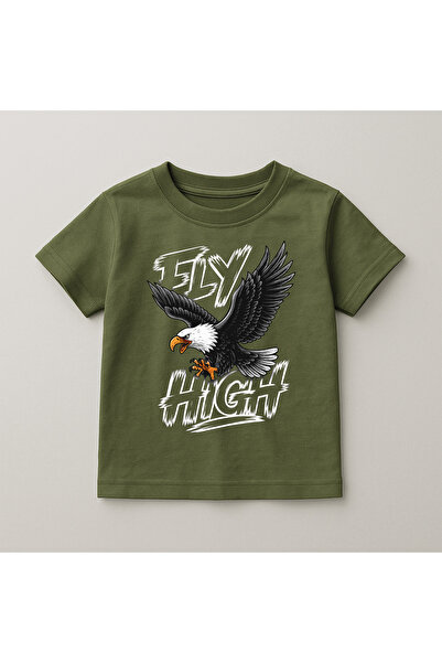 SVART WEAR Παιδικό και εφηβικό μπλουζάκι Eagle Crew Neck 100% βαμβακερό με στ...