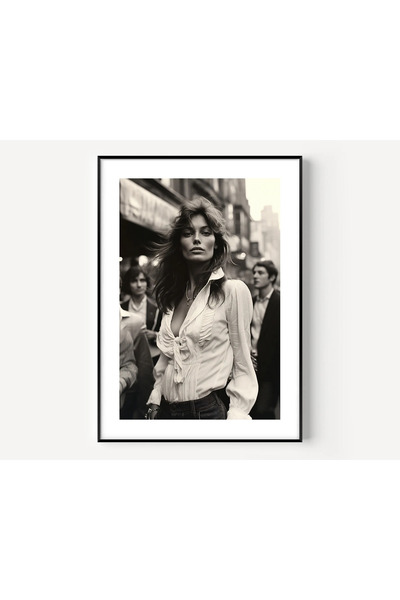 512 STORE Jane Birkin Vintage Duvar Dekor Estetik Çerçevesiz Poster Modern Du...