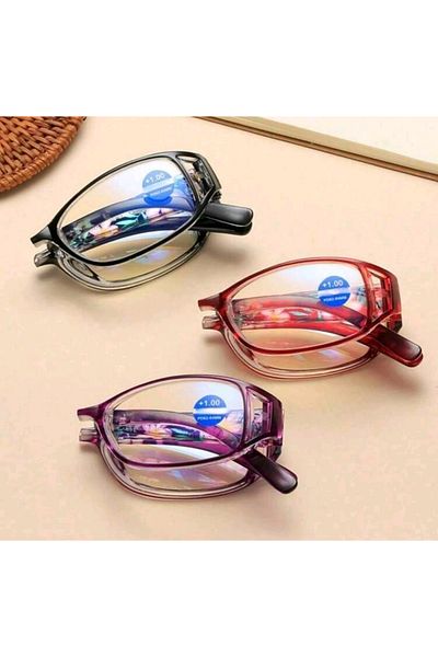 zhara tech Blue Light Protected Trend Stylish Design Folding Phone Tablet Computer Magnifying Glass Close Reading Glasses