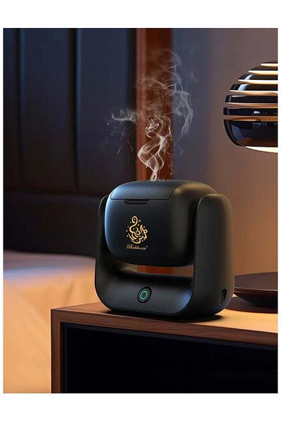 Generic Bukhoon Modern Rotatable Electric Incense Burner â€“ Aromatherapy Oud & Bakhoor Machine with 1500 m