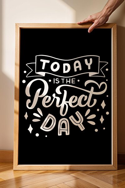 Saturn Astăzi este ziua perfectă Pictură înrămată - Astăzi este o zi perfectă...