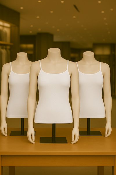 Loule Women's Clothing Lycra & Cotton 3 Pieces Rope Strap Body Ol.Il.2003.01