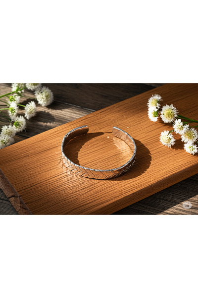 ÜLGEN سوار منقوش بالفضة