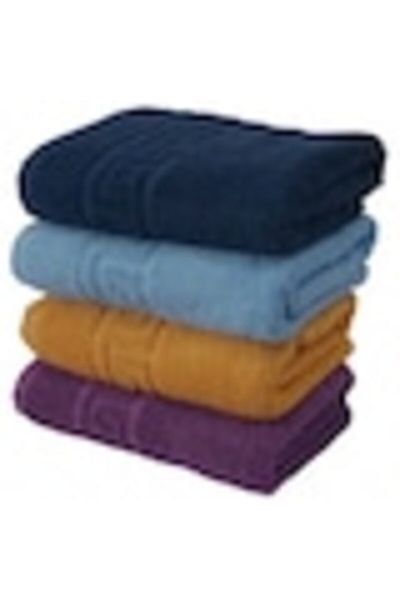 OEM Fluffy Hotel Towels Set, 50cm x 90cm, 4 Pieces, Greek Pattern, 100% Cotton, sqm, Mix Colors