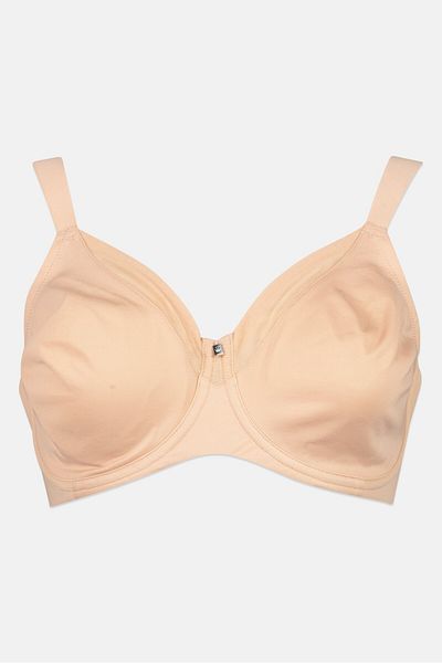 Triumph Women Non Padded Underwired Plain Bra, Beige