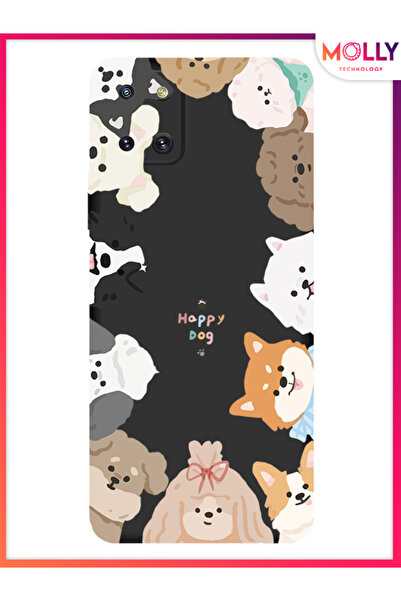 Molly Samsung Galaxy Note 10 Lite İçin Siyah Woof Wonderland Desenli Silikon ...