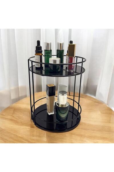 Online Home Market 2 Tier Bathroom Cosmetic Jewelry Makeup Organizer Multipurpose Organizer 2 Tier Serving Presentation Tray