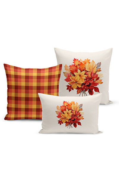 Bertille Home Σετ καλύμματα μαξιλαριών ριχτάρι 3 τεμαχίων με ψηφιακή εκτύπωση...