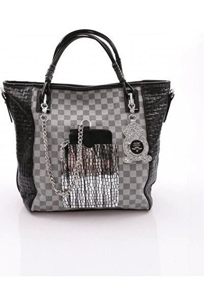 Ovebu Avaj Black Skin Shoulder Bag