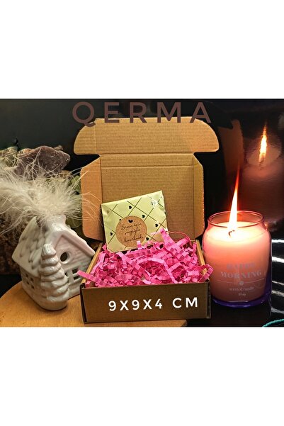QERMA Hediyelik Kutu Takı Kutusu Kraft Kutu Not Zarflı Hediye Kutusu Yılbaşı ...