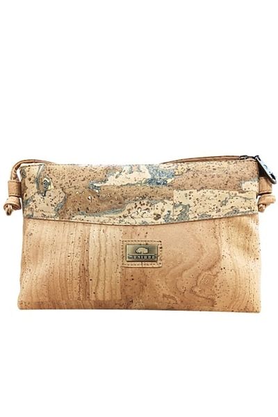 IBU Cork - Crossbody Bag Made of Cork, Waterproof, Hypoallergenic, Multicolor, 25x30cm