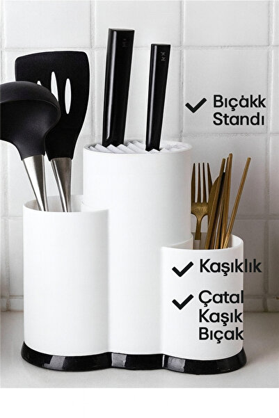 NY HOME Suport pentru tacâmuri vertical multifuncțional Organizator pentru li...