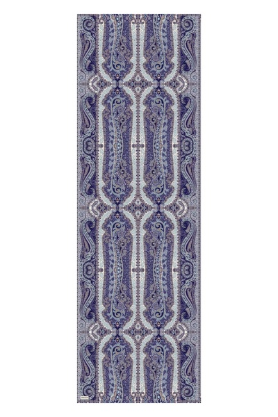 Armağan 11512 Ethnic Patterned Wool Silk Shawl V3