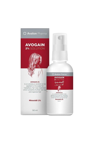 AVALON أفالون أفوجين 2% محلول بخاخ يحفز نمو الشعر ويمنع تساقطه 50 مل