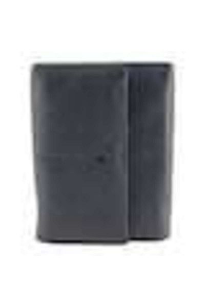 OEM Women's wallet made of genuine leather Hassion A16, navy blue