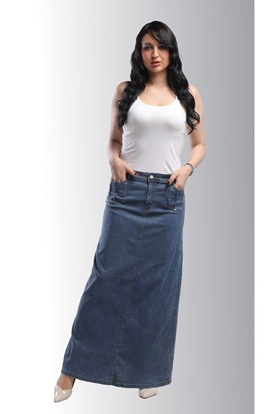 SUGA Easy Style Denim Skirt for Summer