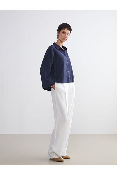 LC Waikiki Quality Parts from Celebi Store |   Oversize Modal Blend Women's Shirt