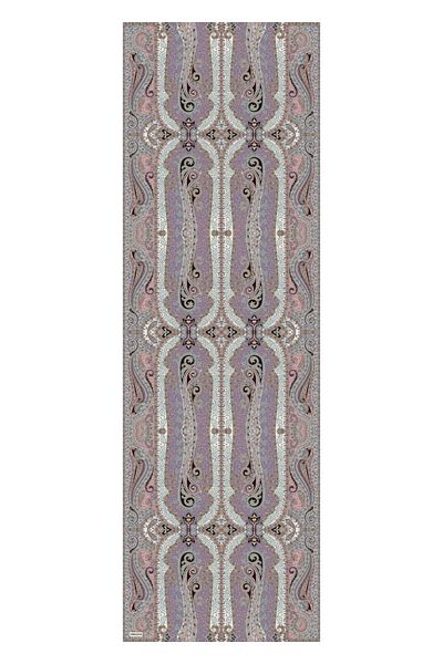 Armağan 11512 Ethnic Patterned Wool Silk Shawl V4