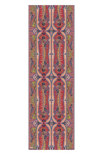 Armağan 11512 Ethnic Patterned Wool Silk Shawl V1