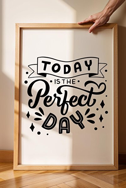 Saturn Astăzi este ziua perfectă Pictură înrămată - Astăzi este o zi perfectă...