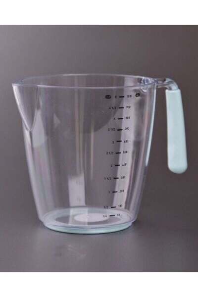 Evvano Ölçü ve Hamur Kabı 1000 ML - Silikon Sap