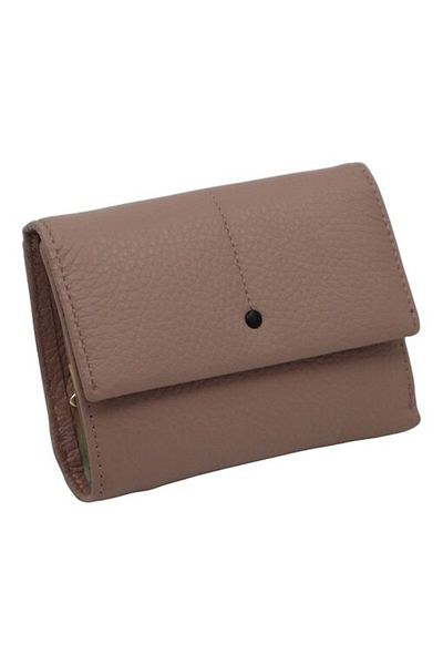 OEM Women's genuine leather wallet Hassion A16, khaki