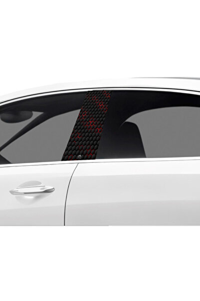 Çağlayan Reklam Araç Kapı Direk Kaplama Folyosu Desenli (sağ Sol Takim) (2 Ad...