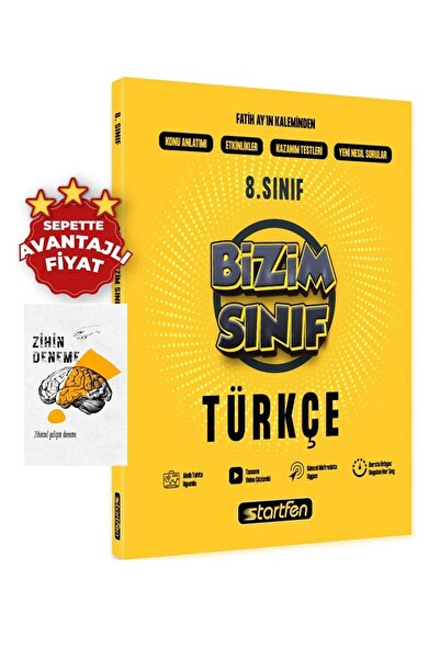 Startfen LGS TÜRKÇE BİZİM SINIF FASİKÜLLERİ-ZİHİNDENEME-KP918
