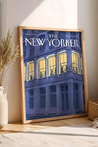 Saturn Pictură înrămată The New Yorker 13 aprilie 2009 - Pictură de petrecere